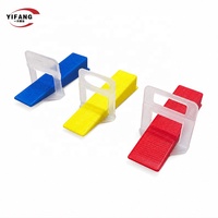 Cales de nivellement rouges de 1,5 mm pour carrelage, installation facile pour le contrôle du niveau des carreaux de sol et de mur en céramique et porcelaine, vente en gros