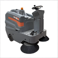 Balayeuse de sol robotique Robot de nettoyage commercial en plein air Balayeuse de route pour parking souterrain