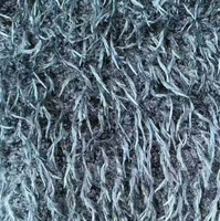 Lockiges Langfloriges Kunstfell-Gewebe Flauschig Plüschig Weich Dick 100% Polyester 850 GSM Material für Mäntel & Sportbekleidung