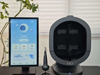 Analizador de Piel Facial Portátil de Alta Gama X5 PRO con IA, Sistema de Inteligencia 3D con WiFi, Enchufe Europeo, Detección Automática para Uso Comercial