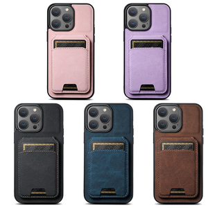 Étui de téléphone en cuir PU de luxe avec porte-cartes magnétique pour <span class=keywords><strong>iPhone</strong></span> 16 15 14 13 Pro Max Plus XS <span class=keywords><strong>XR</strong></span> 16ProMax - Product Image 1