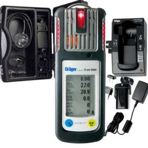 เครื่องตรวจจับก๊าซหลายชนิดแบบพกพา Drager X-AM 5600 คุณภาพสูงจากเยอรมนี สำหรับตรวจจับก๊าซได้ 1 ถึง 6 ชนิด - Product Image 3