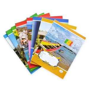Papelería escolar de África, estilo impreso, línea francesa, logotipo personalizado, cuaderno de cubierta suave/cuaderno de ejercicios escolar para niños - Product Image 1