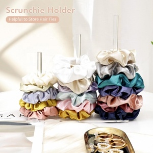 Porte-chouchou support acrylique Scrunchy affichage clair cheveux cravate accessoires organisateur <span class=keywords><strong>pour</strong></span> adolescentes clair porte-queue de cheval - Product Image 2