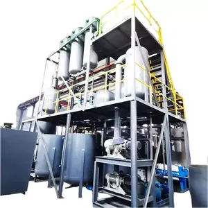 Refine Waste Lube Engine Mixture Oil into Euro V Diesel Oil Distillation machine