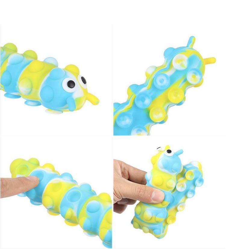 China 3D Silicone Squeeze Anti-Pressure Popper Sensory Toys Relax and Pressure Relief Squido Pop Fidget Toy for Kids and Adults