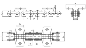 Chaînes en acier inoxydable EVER-POWER pour machines agricoles, destinées au recyclage de films plastiques - Product Image 5