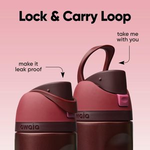 ขวดน้ำเก็บอุณหภูมิ Owala FreeSip แบบสองชั้น ทนทาน สำหรับกีฬากลางแจ้ง ท่องเที่ยว เก็บความร้อน-เย็น ขวดน้ำสแตนเลส - Product Image 6