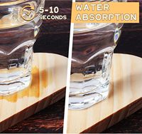 Sous-verres en bois isolés de haute qualité en forme de cœur, simples et légers, adaptés à la famille