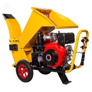 FY Wood Chipper Machine, Branch Shredder, Garden Shredders with Diesel/Gasoline engine