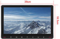 Reproductor de CD con Pantalla LCD para Reposacabezas, Pantalla Táctil de 11.6 Pulgadas HD1080P, USB, SD, MP5, FM, Transmisor IR, Juegos Inalámbricos de 32 Bits, 1 Año de Garantía