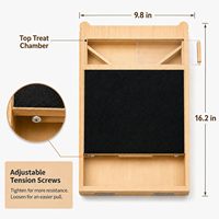 Planche à gratter pour chiens avec distributeur de friandises et mangeoire lente, jeu de puzzle stimulant la grattage naturel et la stimulation mentale