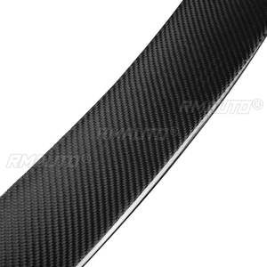 1 pièce Aileron de coffre arrière en fibre de carbone type High Kick P pour BMW E90 2006-2011 M3 328i - Product Image 5