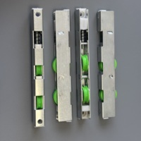 Sistem Perlengkapan Jendela Satu Paket dengan Roda Pintu Geser Baja Tahan Karat untuk Aplikasi Modern Gedung Apartemen