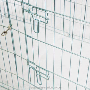 Köpek kafesi fabrika toptan dayanıklı Metal galvanizli köpek kulübesi egzersiz <span class=keywords><strong>Run</strong></span> çit büyük uzay tel oyun parkı çoklu boyutlarda PET kafesleri - Product Image 4