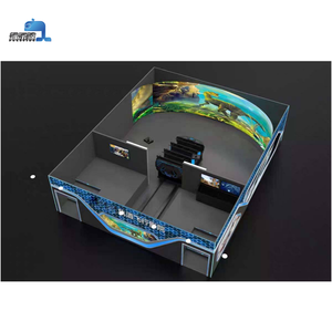 Silla de Cine con Movimiento 3D/<span class=keywords><strong>4D</strong></span>/5D/7D, Pantalla de 360 Grados, 8 Asientos, 6 DOF, Plástico y Metal, Certificación CE, 20 Películas, Uso Comercial - Product Image 5