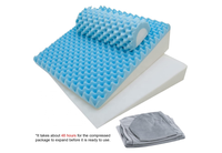 3 Stück Memory Foam Egg Crate Bettkeil kissen für Beine, Knie und Rückens tütz kissen | Acid Reflux, Anti Schnarchen, Lesen
