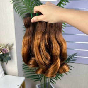 ผมเรมี่ผมหยักศกแบบคู่สุดๆช่อผมดัดงอนผมคนผมแท้100% - Product Image 3