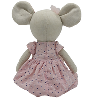 OEM/ODM 2025, fourniture directe par l'usine, cadeaux de vacances, peluche, souris en lin doux, jouets pour enfants pour filles