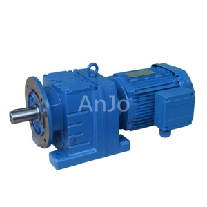 <span class=keywords><strong>Motorreductor</strong></span> de Engranajes Coaxiales Serie R, Caja de Engranajes Helicoidal en Línea R37 R47 R67 R77 R87 - Product Image 2