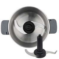 Machine à Fufu du Ghana à commande tactile intelligente, avec chauffage et agitation automatiques, mélangeur électrique pour igname pilée, pour Eba, Banku, Ugali, cuisine domestique