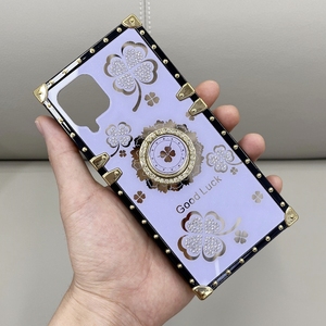 Long Lanh Kim Cương <span class=keywords><strong>3D</strong></span> Nhẫn Sáng Bóng Cứng Acrylic Đứng Tình Yêu Trái Tim Vàng Trang Trí Phật Sơn Điện Thoại Di Động Trường Hợp - Product Image 5