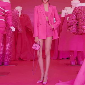 Conjunto de <span class=keywords><strong>traje</strong></span> de tela elástica Premium <span class=keywords><strong>para</strong></span> <span class=keywords><strong>mujer</strong></span> profesional, uniforme de trabajo de oficina cómodo <span class=keywords><strong>para</strong></span> <span class=keywords><strong>entrevista</strong></span> - Product Image 4