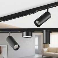 Spot LED Commercial Moderne en Aluminium pour Bureau, Centre Commercial, Magasin - Système de Rail Magnétique LED Encastré Ultra-Mince 5mm 8W COB