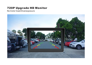 Último diseño 720P 2,4G Solar Powered Wireless IR Night Vision Car Rearview Camera con soporte para matrícula - Product Image 6