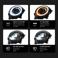 Kit de phares à LED DRL Projector pour MINI F55 F56 F57, mini phare LED F55, pour MINI F55 F56 F57, phare avant modifié, fabrication ODM.
