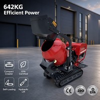 Mini-chargeuse sur chenilles VOER F150, poids opérationnel 642 kg, capacité de la benne 0,145 m³, équipement de chantier professionnel, vente en gros