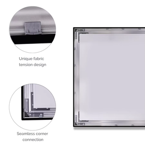 Écran de projection ALR à cadre fixe plat de 60 mm de largeur, matériau Obsidian Long Throw, cadre de projecteur en PVC de 100 pouces, 0.8, cinéma 3D, 16:9 - Product Image 4
