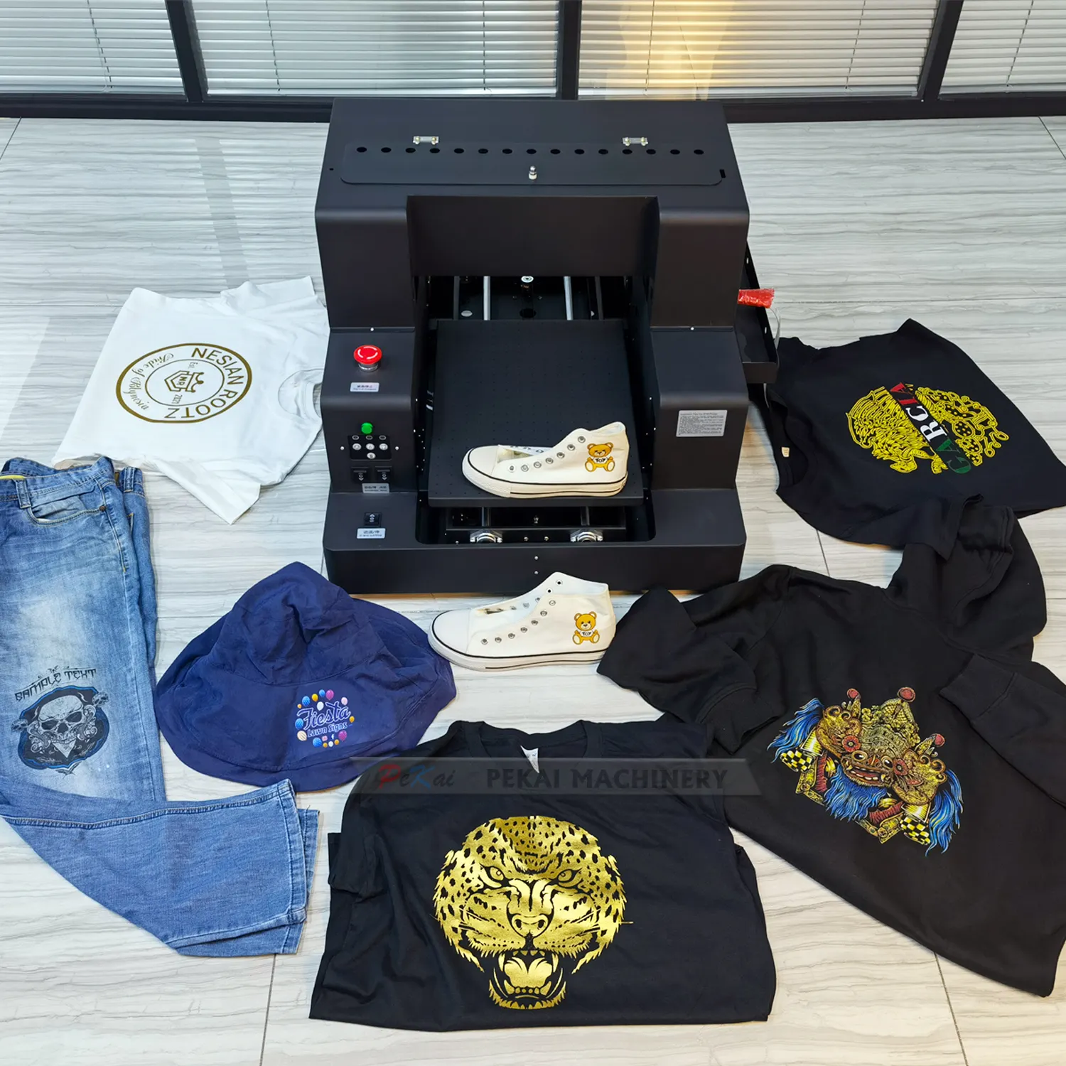 Imprimante DTF de haute qualité Machine d'impression de t-shirts Vêtement A3 DTG Imprimante de t-shirts multifonctionnelle