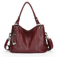 Sac fourre-tout tendance grande capacité pour femme, sac bandoulière à fermeture éclair en cuir PU, sac à main pour femme