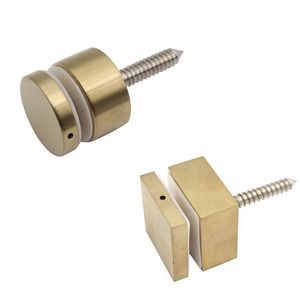 Supporto per <span class=keywords><strong>Vetro</strong></span> in Acciaio Inox Moderno ZD per Scale Esterne e Balconi, Montaggio a Parete Regolabile Resistente alla Ruggine con Bulloni Distanziatori - Product Image 4