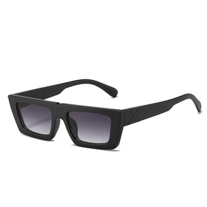 Vente chaude Mode Vintage Lunettes de soleil carrées noires <span class=keywords><strong>tendance</strong></span> Designer Personnalisé Shade Lunettes de soleil pour hommes <span class=keywords><strong>2023</strong></span> - Product Image 5