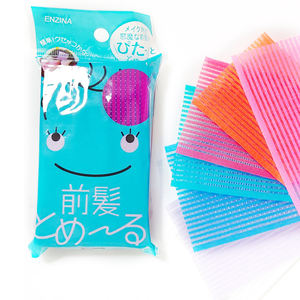 Autocollants de frange de cheveux multicolores avec logo personnalisé Accessoires de cheveux adhésifs forts Autocollants de coiffure de cheveux collants Mode simple - Product Image 2