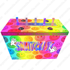 Jeu de réaction Mega Strike à lumière, défi visuel tactile, capturez-le, <span class=keywords><strong>duel</strong></span> nocturne de carnaval pour deux joueurs, parc d'attractions - Product Image 3