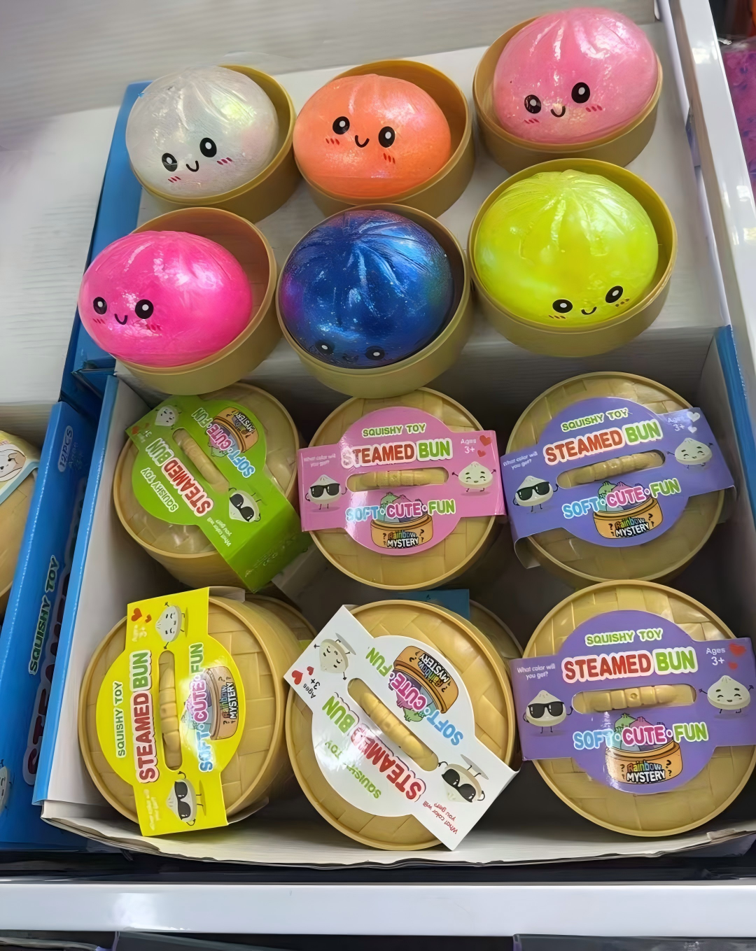 บันใหญ่ลูกปัดหลากสี [พิมพ์ลายสีสันสดใสพร้อมเครื่องนึ่ง]