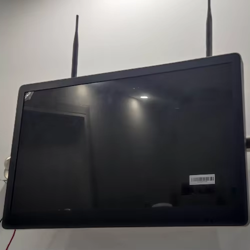 18.5 Inch LCD Android System Display FVASEE Bus Advertising Monitor Wi-Fi Pole-Mounted Installation CMS Remote Control/Factory