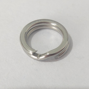 อุปกรณ์ตกปลาขนาดเล็กแบบห่วงแบนทำจากสเตนเลส304 100ชิ้นตัวหมุดข้อต่อวงแหวนคู่สำหรับตก<span class=keywords><strong>ปลา</strong></span>ด้านล่างในทะเลสาบ - Product Image 5