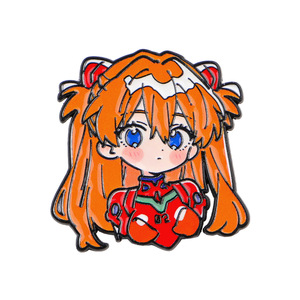 6 modèles de broches mignonnes pour femmes, thème filles de jeux vidéo anime, en métal émaillé et alliage métallique, style dessin animé, pour costume féminin - Product Image 6