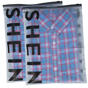 Подгонянное печатное нижнее белье матовый замок на молнии молния матовый замок упаковка для одежды пластиковые сумки на молнии с логотипом - Product Image 2