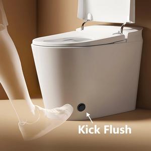 WC intelligent à chasse automatique à prix abordable, avec télécommande, pour hôtels et villas - Product Image 3