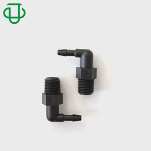 Conector de Codo Jiyou 1/8-27 NPT Roscado, Manguera Flexible de Goma Negra, Conectores Automáticos de Plástico - Product Image 2