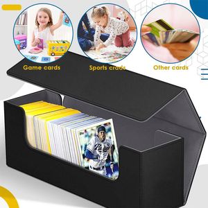 Boîte de rangement noire grande capacité FX avec fermeture magnétique pour cartes à collectionner, design à coins carrés - Product Image 4