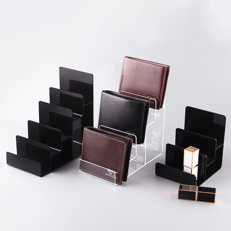 Expositor De Carteras De Acrílico Transparente - Soporte Para Tiendas, Mostrador De Billeteras, Diseño Multicapa