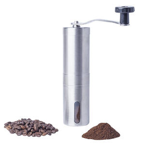Moulin à <span class=keywords><strong>grains</strong></span> de <span class=keywords><strong>café</strong></span> manuel en acier inoxydable, Logo personnalisé, vente chaude - Product Image 1