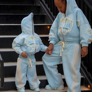 <span class=keywords><strong>Tuta</strong></span> da uomo personalizzata con ricamo, lavaggio acido, <span class=keywords><strong>a</strong></span> <span class=keywords><strong>righe</strong></span>, con cerniera, set 2 pezzi con <span class=keywords><strong>pantaloni</strong></span> della <span class=keywords><strong>tuta</strong></span> <span class=keywords><strong>a</strong></span> doppia vita, tinta unita, all'ingrosso - Product Image 5