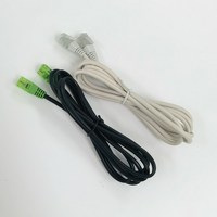 Câble téléphonique torsadé RJ11/RJ45 6P2C/8P8C Cat3 en cuivre massif avec gaine en PVC pour usage télécom - Câble de brassage